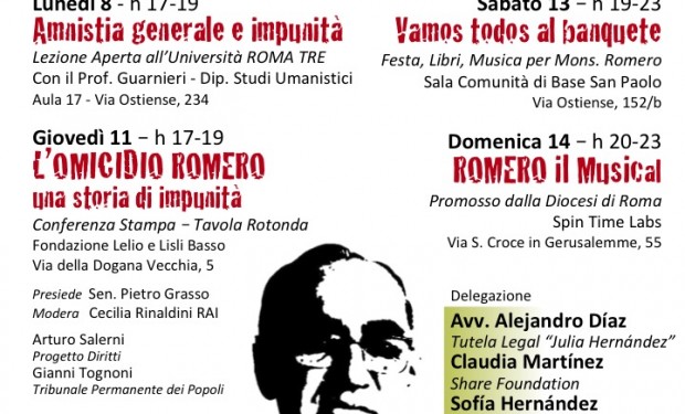 Settimana per la giustizia e la verità su Oscar Romero